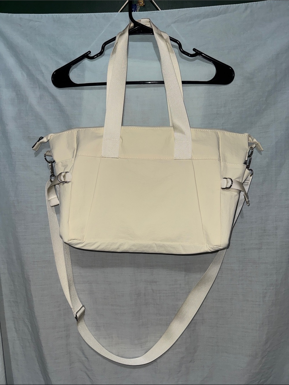 Small Cream Gym/Tote Bag